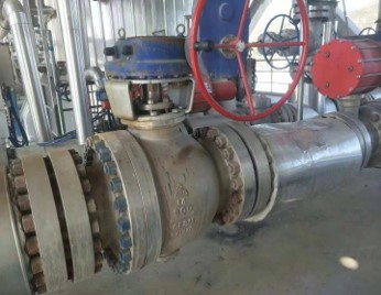 延长能化 高压黑灰水切断阀 2018.8